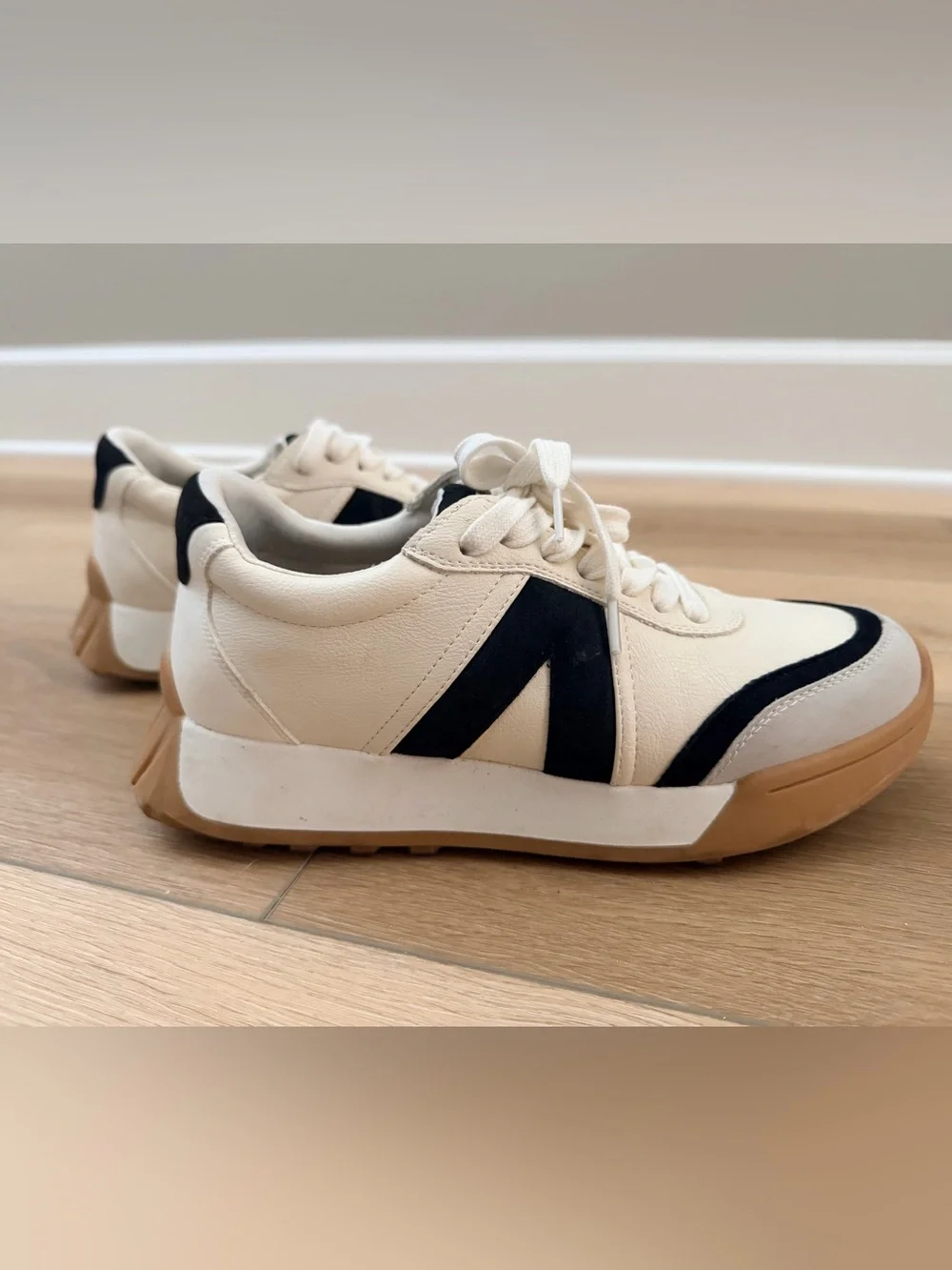 MIA Town Lace-Up Sneakers with Gum Sole
